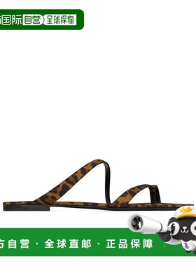 香港直邮Saint Laurent TANGER 豹纹拖鞋 776130AAC9X凉鞋