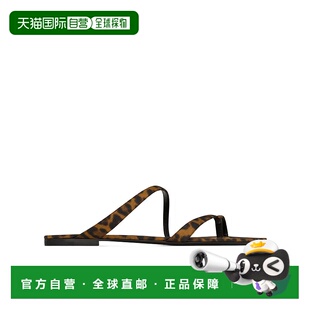 香港直邮Saint Laurent TANGER 豹纹拖鞋 776130AAC9X凉鞋