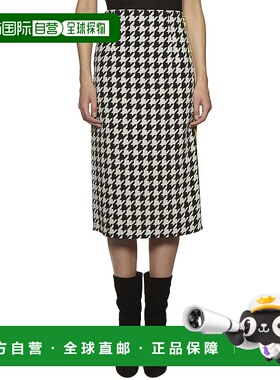 香港直邮off-white 女士 PIED DE POULE LONGUETTE 半身裙 QCC051