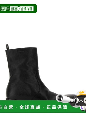 香港直邮Prada 普拉达 男士 標誌細節拉鍊靴 2UA006FX000V69男靴