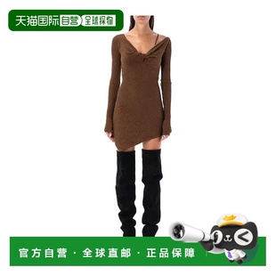 香港直邮Attico 236WCA237KV001 徽标连衣裙