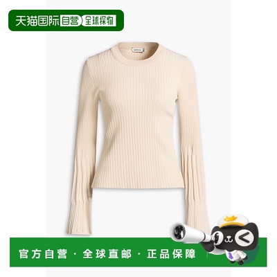 付款1h内可退 香港直邮Simkhai 女士 Aris 罗纹针织上衣 1252100K
