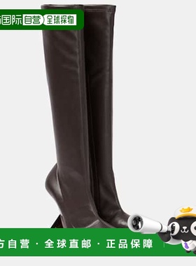 香港直邮The Attico 女士 Cheope 及膝靴子 brown棕色 舒适时尚