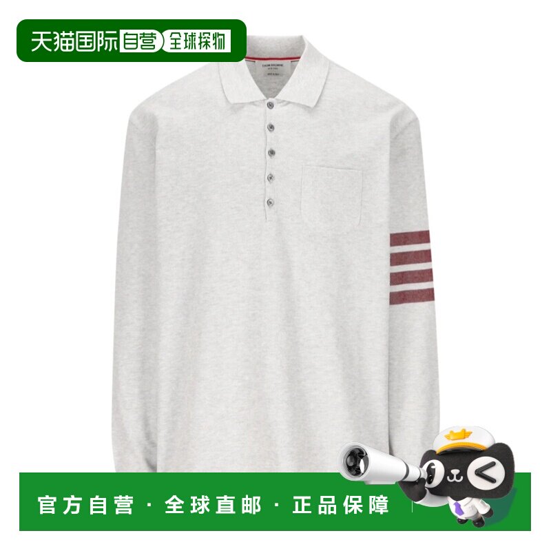 1h可退 Thom Browne 翻领长袖POLO衫 MJP203AJ0155
