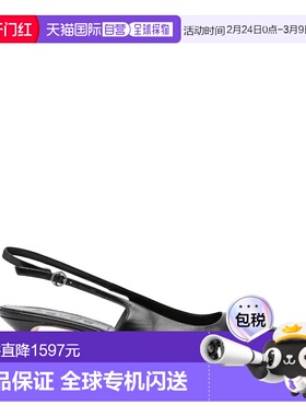 1h可退 香港直邮aeyde 女士 CATRINA 纳巴革黑色凉鞋 A11PUCATSS3