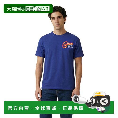 欧洲直邮REPLAY 男士T恤 M33520002660804 SS2026 蓝色 REGULAR M