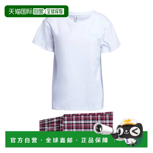 1h可退 香港直邮Moschino 莫斯奇诺 女士 睡衣 white白色 舒适时
