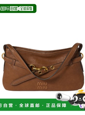 香港直邮Miu Miu Aventure 纳帕皮单肩包斜挎包 5BC1822BBLVOOO