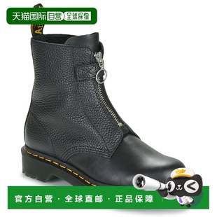 欧洲直邮Dr. Martens 马丁博士 1460 Pascal Frnt Zip Black Wana