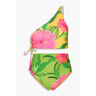 香港直邮FARM 女士 单肩印花比基尼 310597SETROMANTICGARDEN RIO