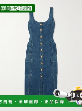 1h可退 香港直邮GOLDEN GOOSE 女士 无袖牛仔连衣裙 GWP01689P001