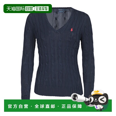 1h可退 香港直邮Polo Ralph Lauren 绞花针织V领针织衫 211971870
