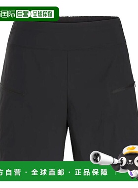 自营1h可退 欧洲直邮ARCTERYX始祖鸟 Aestas 女士黑色尼龙短裤