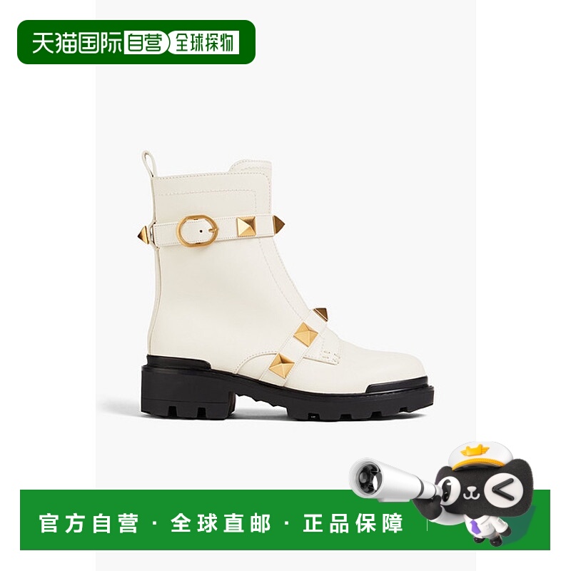 香港直邮Valentino 华伦天奴 女士 铆钉皮质短靴 W2S0CJ3NKD