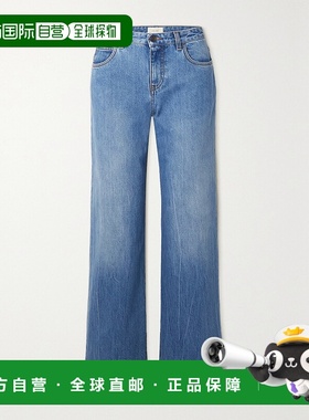 1h可退 香港直邮The Row 女士 徽标低腰牛仔裤 6525W1984直筒裤