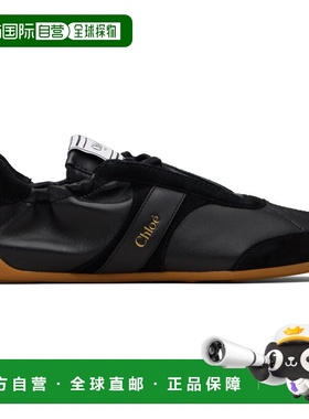 1h可退 香港直邮Chloe 蔻依 女士 黑色 Kick 运动鞋 CH26S15