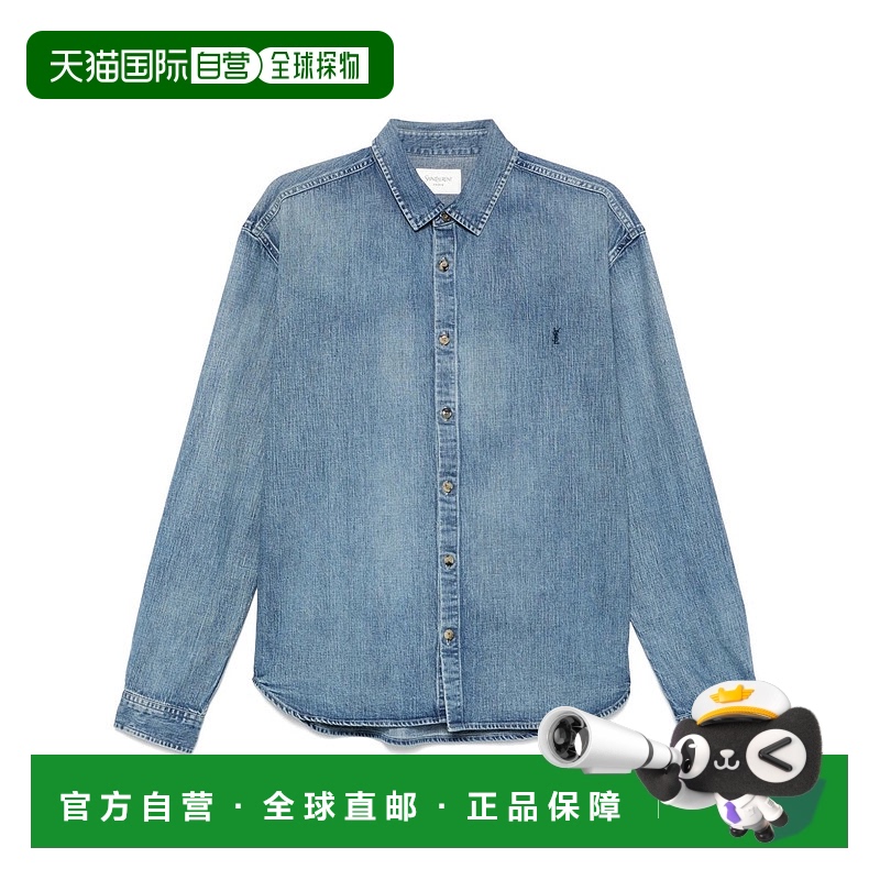 香港直邮Saint Laurent 圣罗兰 男士 长袖衬衫 823437Y14MJ