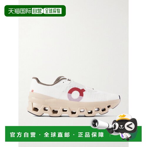 On 女士 Cloudmonster Void 橡胶边网纱运动鞋 3WG105012
