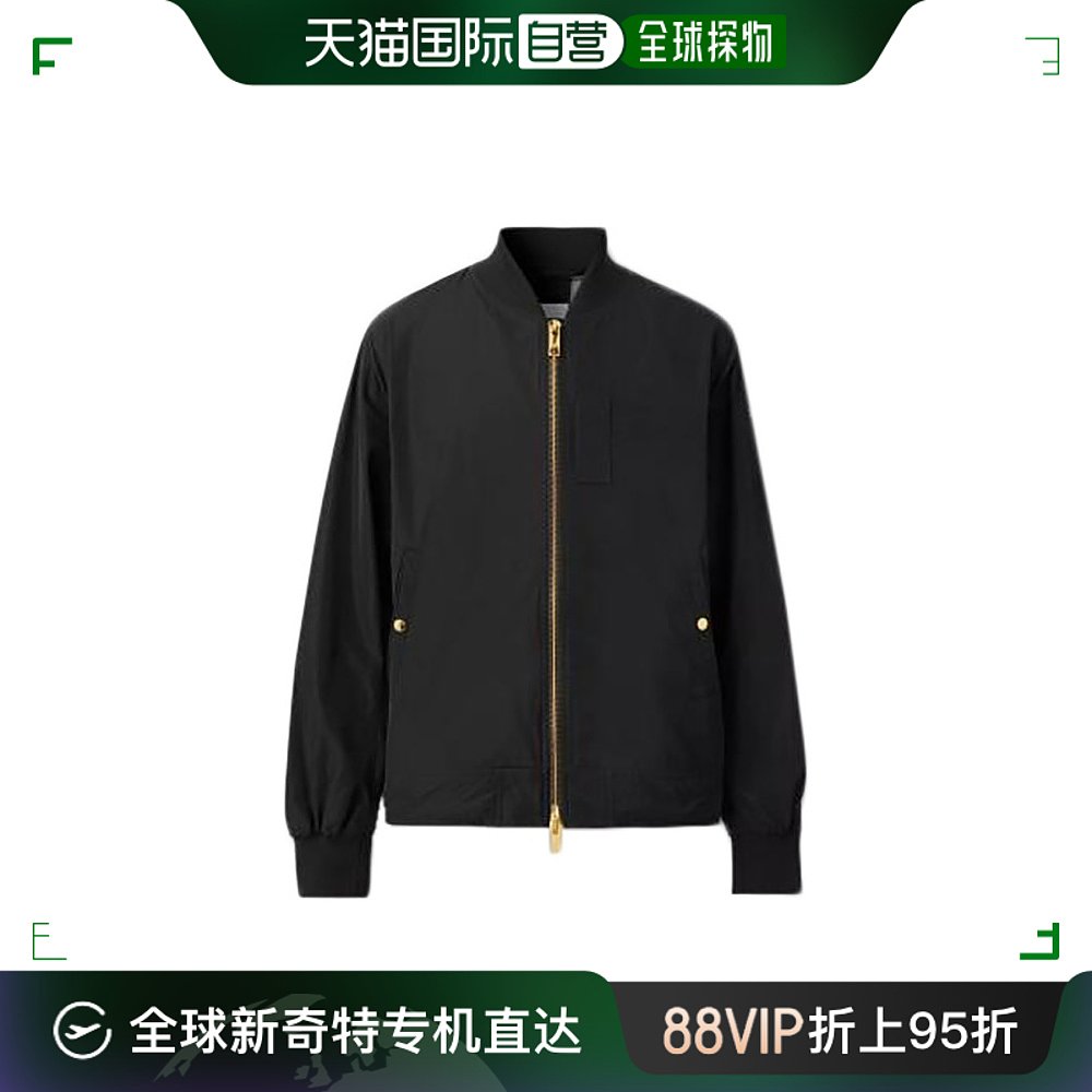 【99新未使用】欧洲直邮BURBERRY/博柏利男士黑色简约时尚双向拉