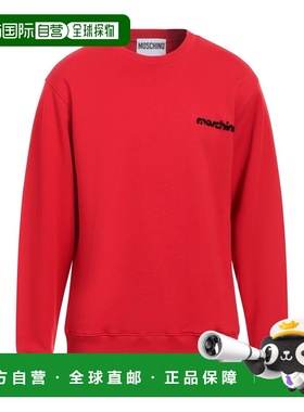 付款1h内可退 香港直邮Moschino 莫斯奇诺 男士 运动衫 red红色