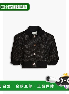 香港直邮Sandro 女士 短款金属感花呢夹克 SFPVE00751