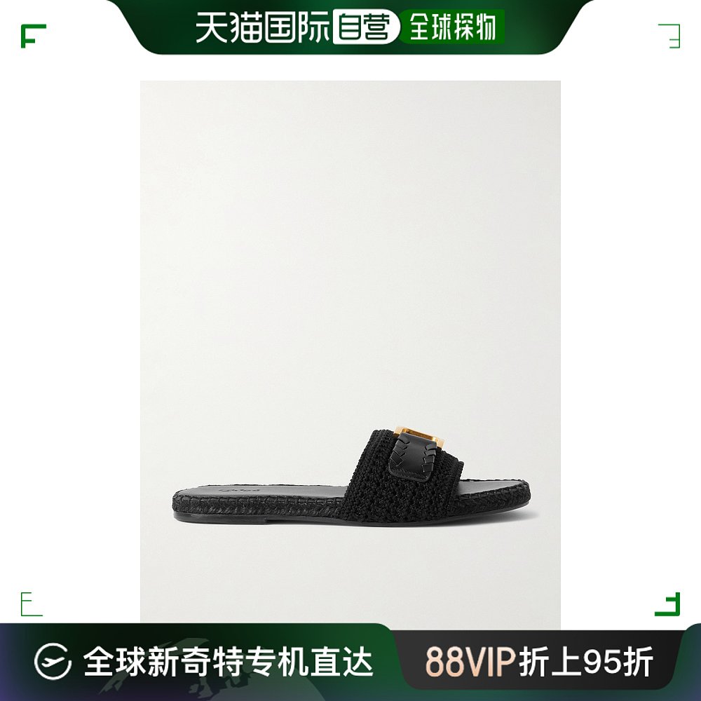 香港直邮Chloe 蔻依 女士 拖鞋 CHC24U00ZKN black黑色 舒适时尚