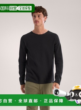 自营1h可退 欧洲直邮ARCTERYX 男士Hallam美丽诺羊毛圆领上衣