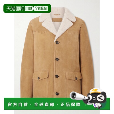 1h可退 NILI LOTAN 男士 Goshen 毛羊皮大衣 22035L75TNR夹克