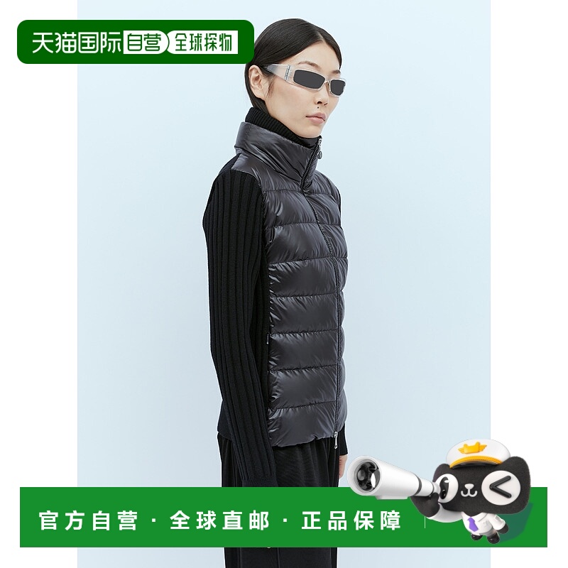 1h可退 香港直邮Moncler 盟可睐 女士 衬垫羊毛开衫 9B00024M1131