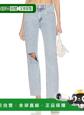 1h可退 香港直邮Superdown 女士 Dylan 磨破牛仔裤 SDJ74S21