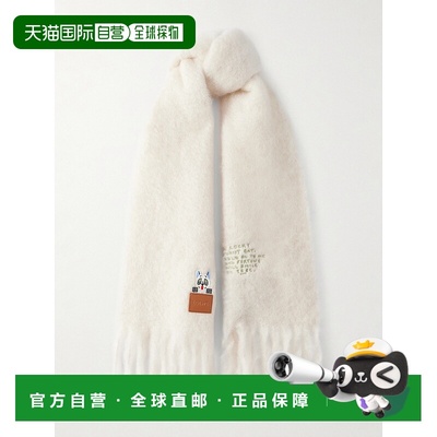 香港直邮LOEWE 罗意威 女士 + Louis Wain 嵌花刺绣流苏马海毛混