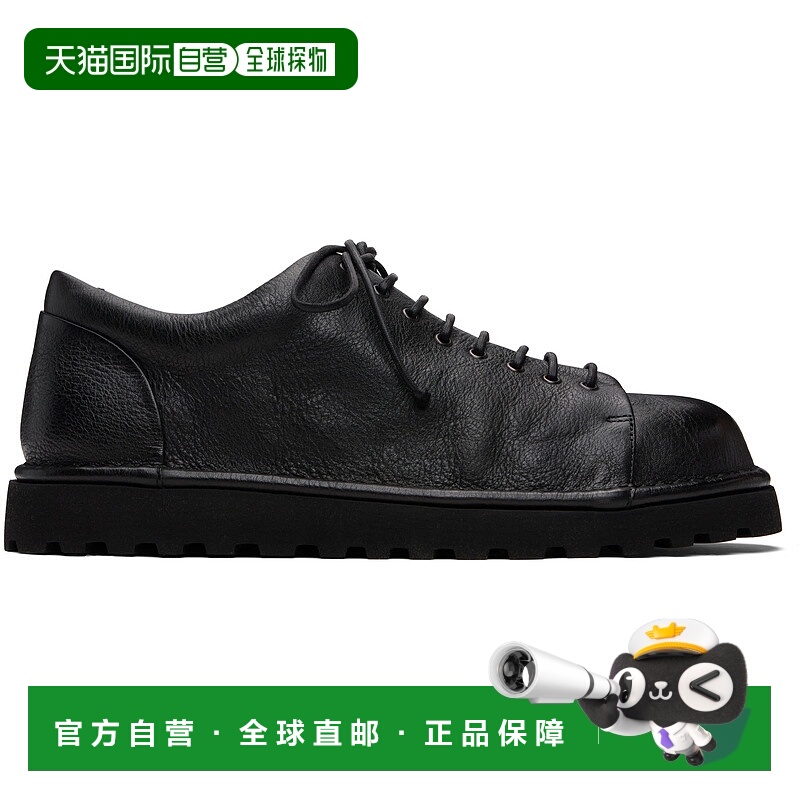 1h可退 香港直邮Tom Ford 汤姆 福特 男士 黑色 Leather Derby 运