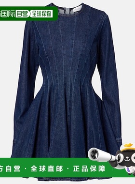 香港直邮Sportmax 斯宝麦斯 女士 Aereo 牛仔迷你连衣裙