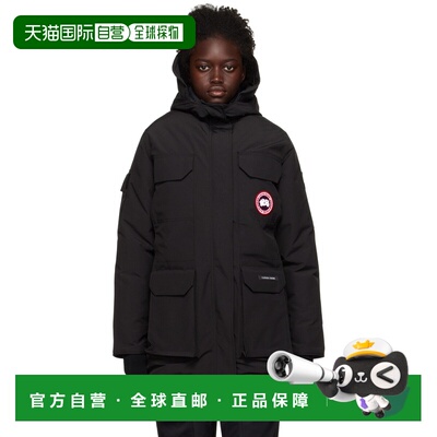 1h可退 香港直邮Canada Goose 加拿大鹅 女士 黑色 Expedition 羽