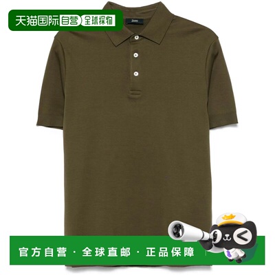 1h可退 香港直邮Herno 男士 平纹针织效果 POLO 衫 JPL00125U5205