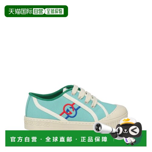 1h可退 香港直邮Gucci 古驰 男童 运动鞋童鞋 green绿色 舒适时尚