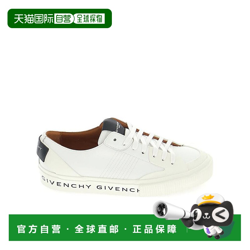 香港直邮Givenchy logo贴花休闲运动鞋 BE000TE0GA纪梵希小白鞋