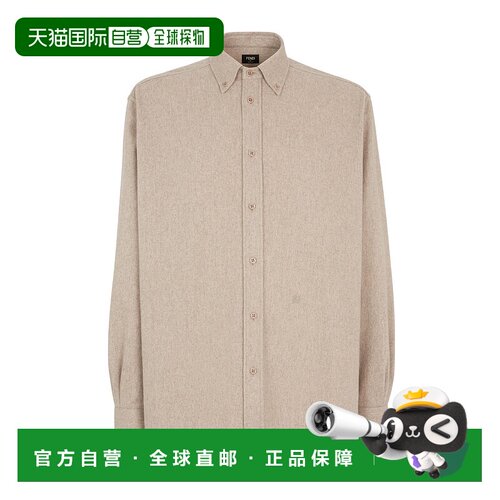 香港直邮Fendi 长袖羊毛衬衫 FS1275ASCH男装