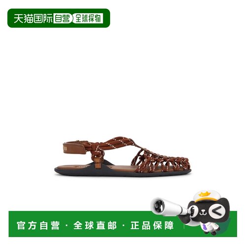 1h可退 美国直邮Miu Miu 缪缪 女士 Nastro 凉鞋 5X615E 舒适时尚