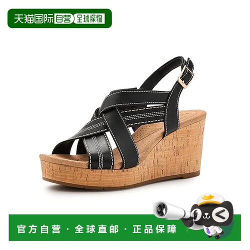 1h可退美国直邮clarks originals 其乐 女士 Sabina 抽跟高跟鞋坡