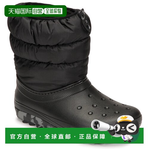 欧洲直邮Crocs 卡骆驰 CLASSIC NEO PUFF BOOT K 儿童鞋子雪地靴