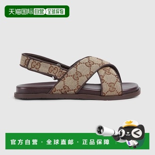 童装 儿童GG帆布凉鞋 古驰 欧洲直邮Gucci