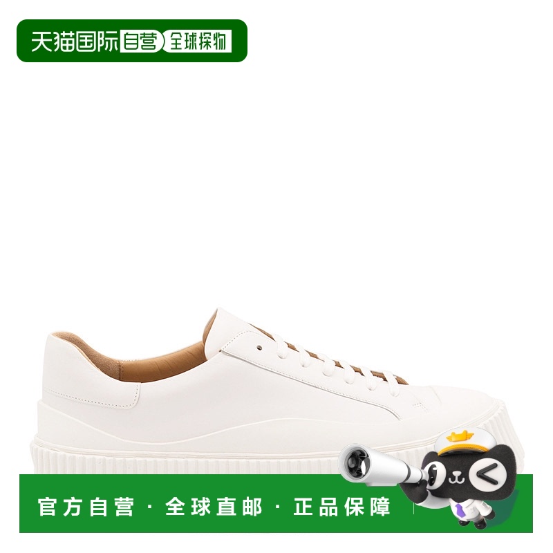 香港直邮Jil Sander 吉尔 桑达 男士 皮质厚底运动鞋 J32WS0018P4