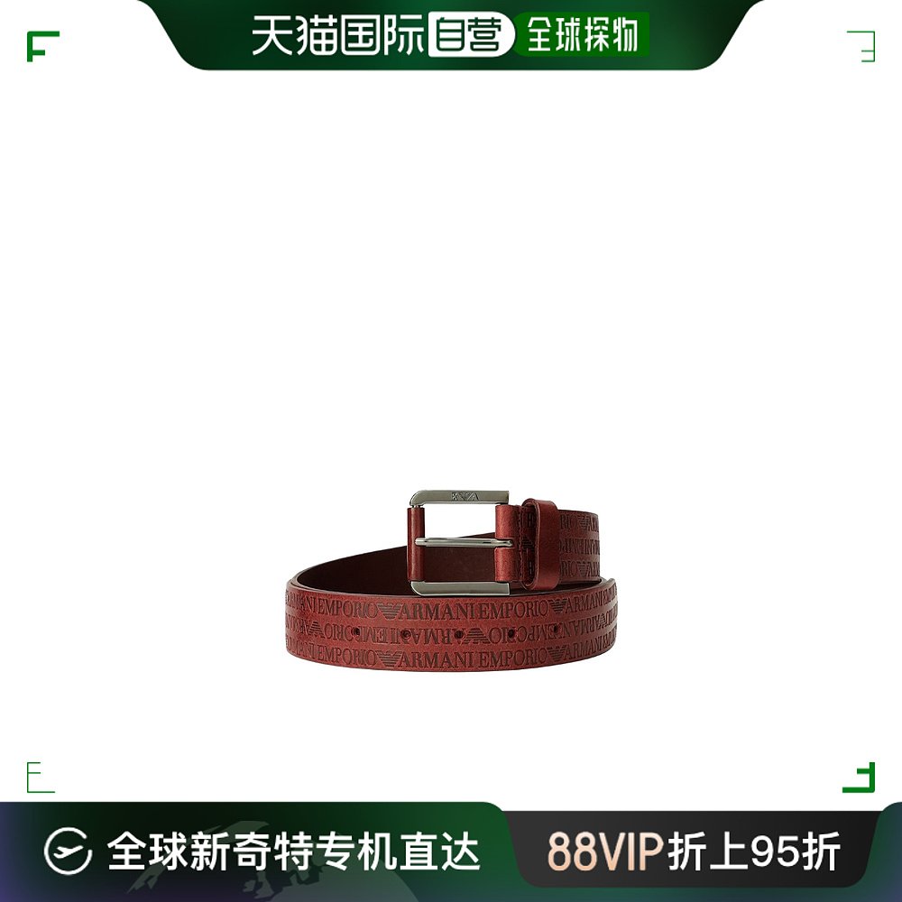 香港直邮Emporio Armani logo针扣皮带 Y4S010YC072