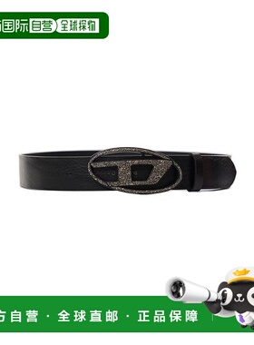 1h可退 香港直邮Diesel 迪赛 女士 標誌扣腰帶 X10428PR227腰带