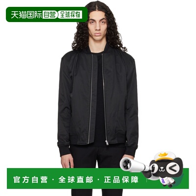 香港直邮BOSS 波士 男士 黑色 Water-Repellent 飞行员夹克 50558