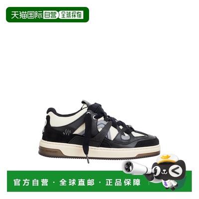 1h可退 香港直邮Represent 男士 BULLY 皮革运动鞋 HM1206837BLAC