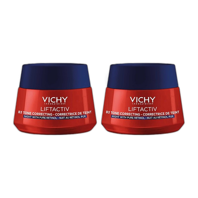 欧洲直邮Vichy薇姿 B3抗斑视黄醇紧致亮肤面霜50mlx2 保湿抗正品