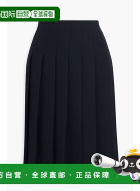 1h可退 香港直邮VINCE 女士 褶裥绉纱半身裙 V145031049 blue蓝色