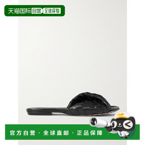 1h可退 Bottega Veneta 葆蝶家 女士 Blink 编织皮质凉拖拖鞋